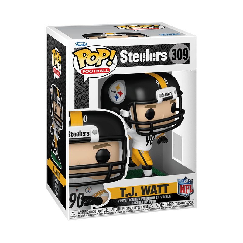 Pop! T.J. Watt (White & Yellow Uniform)