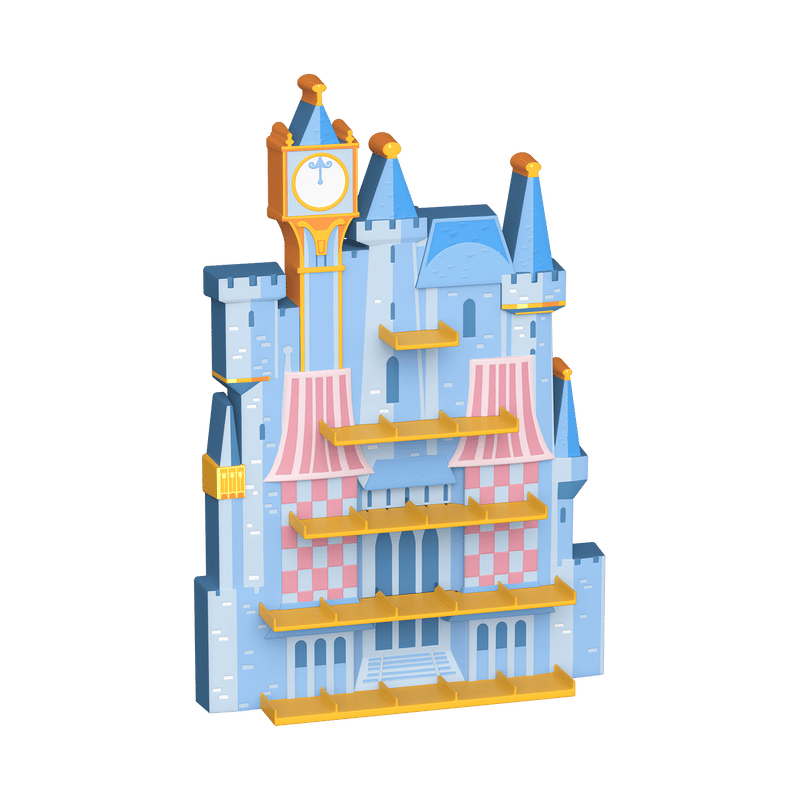 Bitty Pop! Display Cinderella's Castle