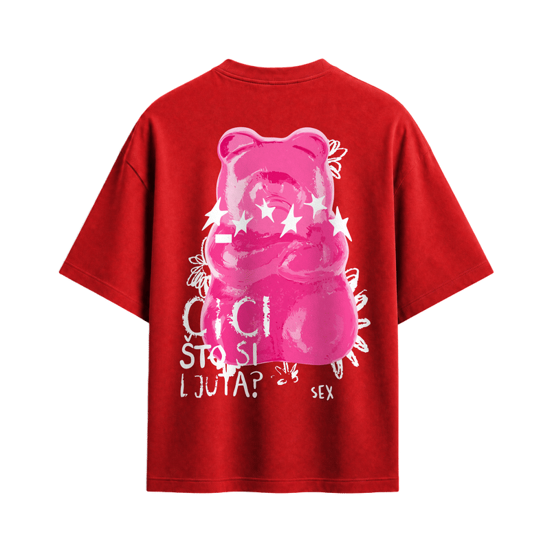 Blacklist Pink Panic Red T-shirt