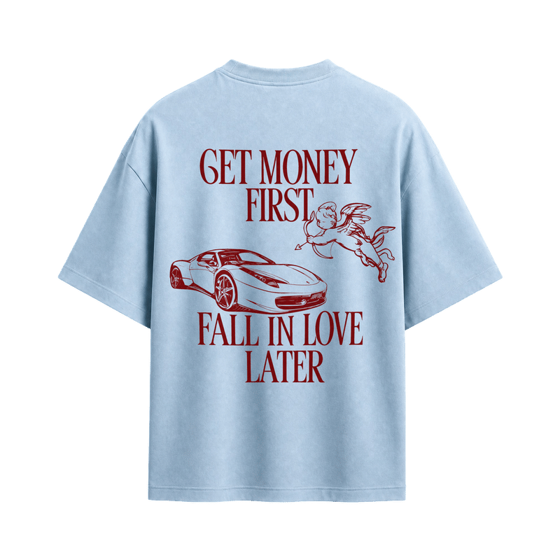 Blacklist Retro Racer Ice-Blue T-shirt