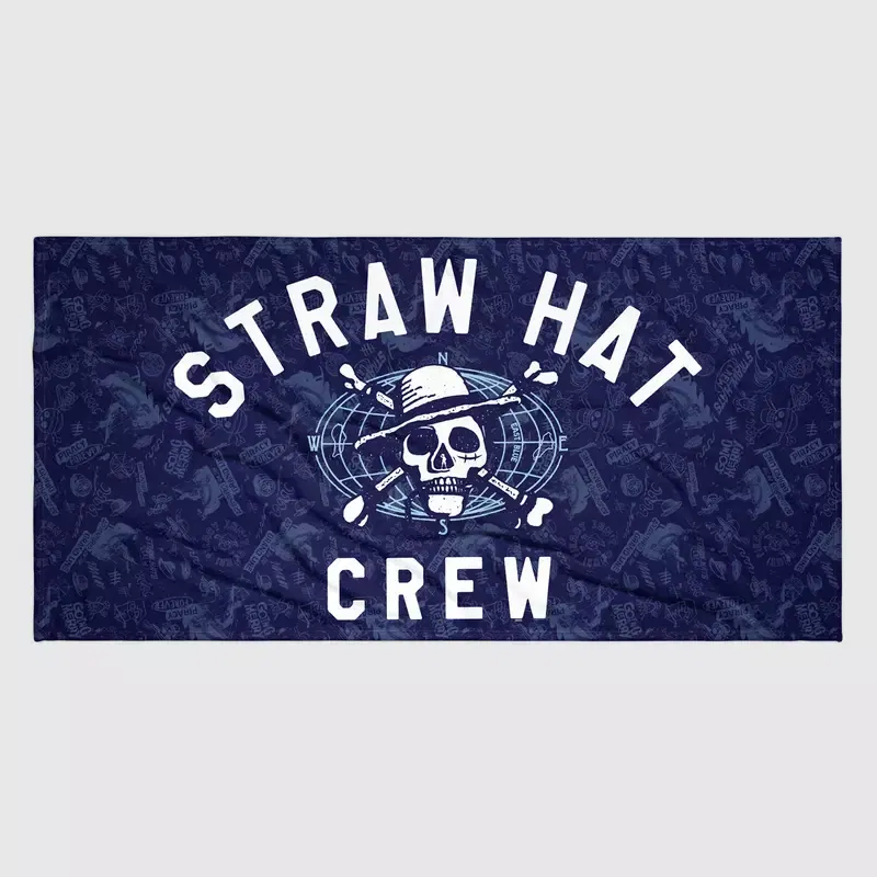 One Piece Straw Hat Crew Luffy Beach Towel