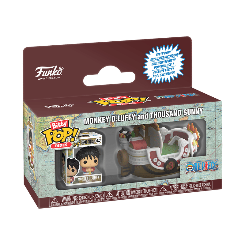Bitty Pop! Rides Monkey D. Luffy and Thousand Sunny