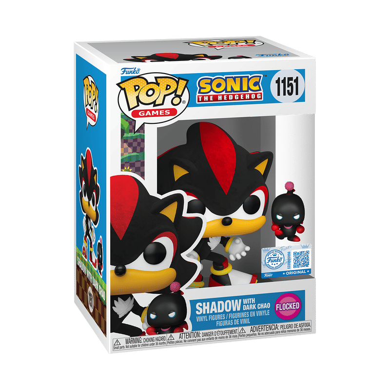 Pop! & Buddy Shadow with Dark Chao (Flocked)