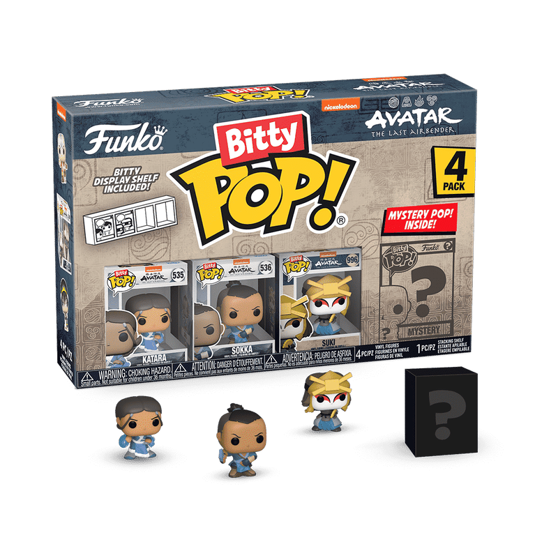 Bitty Pop! Avatar The Last Airbender 4-Pack Series 4
