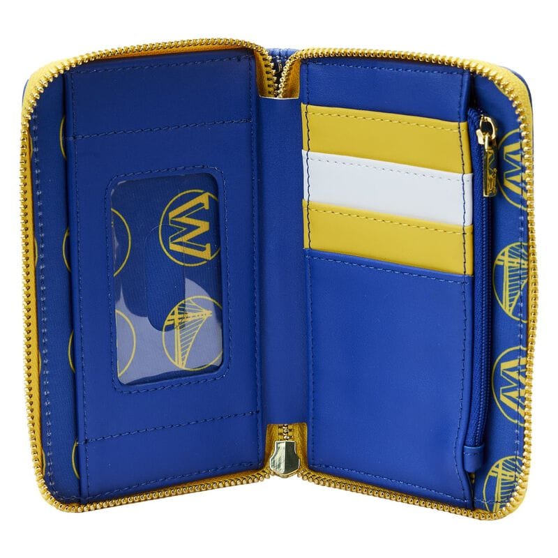 NBA Golden State Warriors Patch Icons Zip Around Wallet