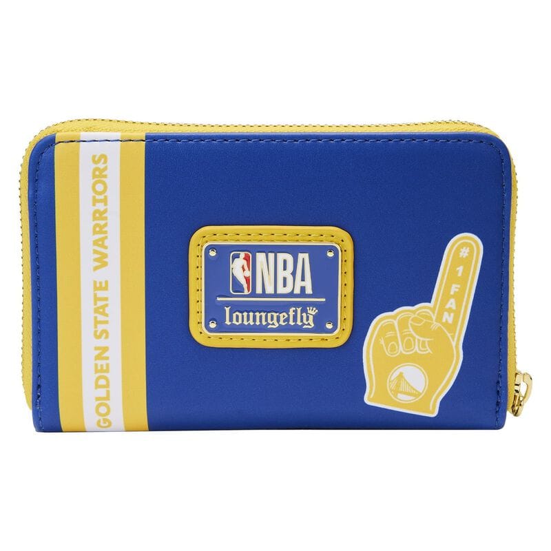 NBA Golden State Warriors Patch Icons Zip Around Wallet