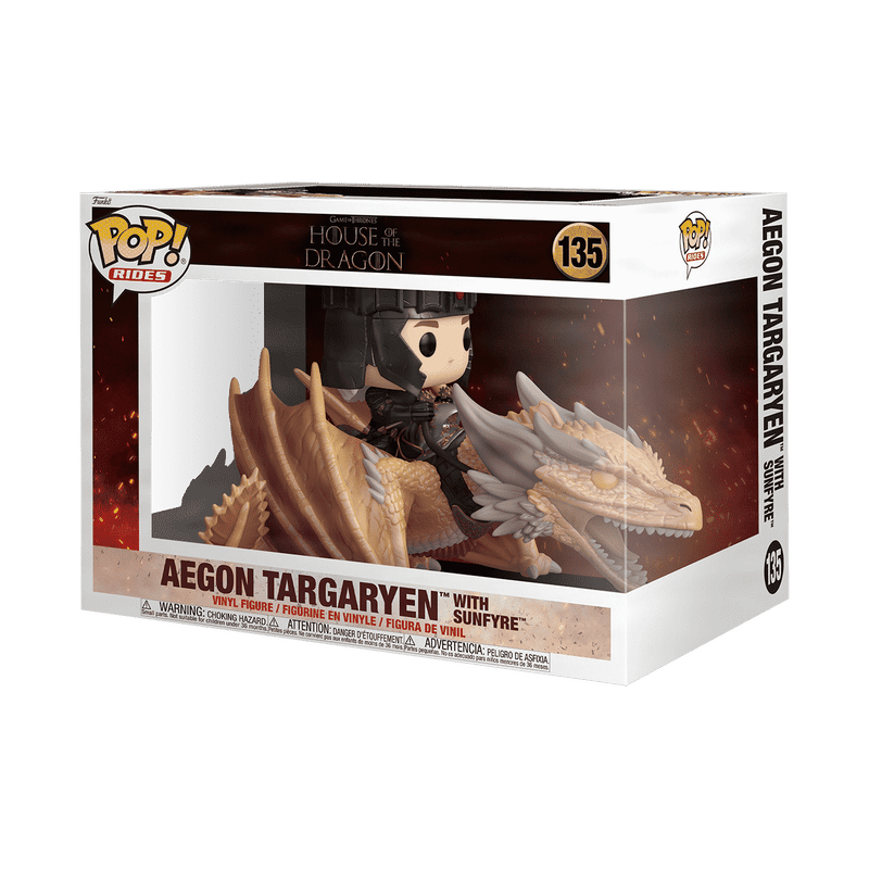 Pop! Rides Deluxe Aegon Targaryen with Sunfyre