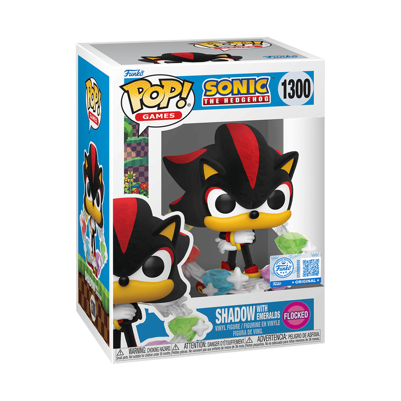 Pop! Shadow with Emeralds (Flocked)