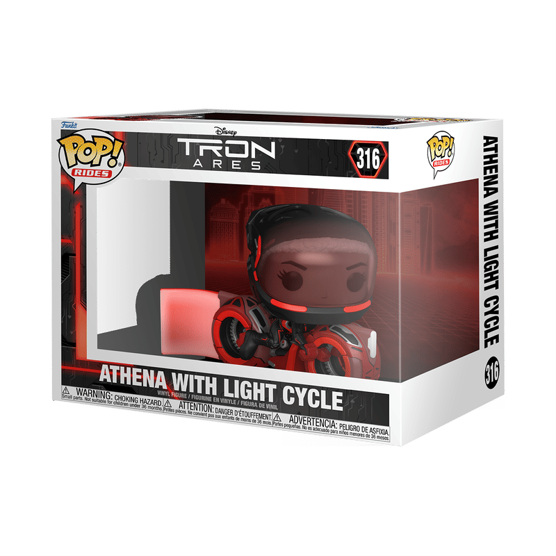 Pop! Rides Athena with Light Cycle (Tron: Ares)