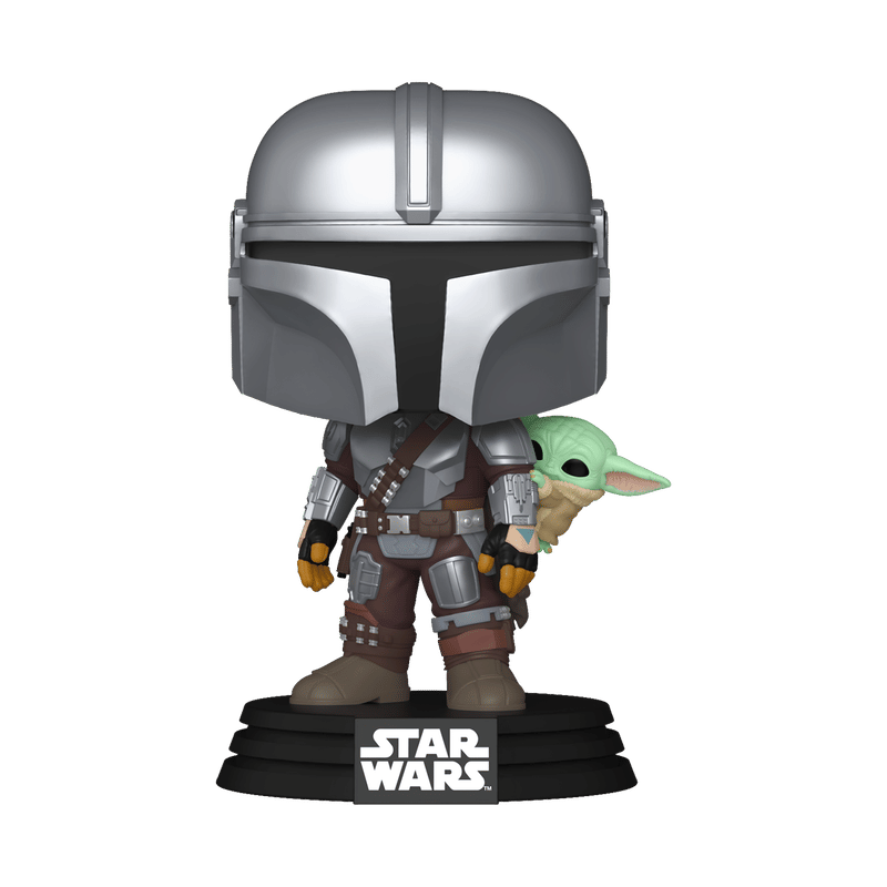 Pop! The Mandalorian with Grogu (On Back)