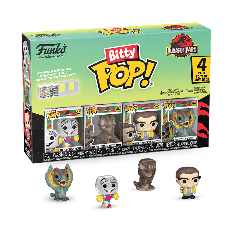 Bitty Pop! Jurassic Park 4-Pack Series 3