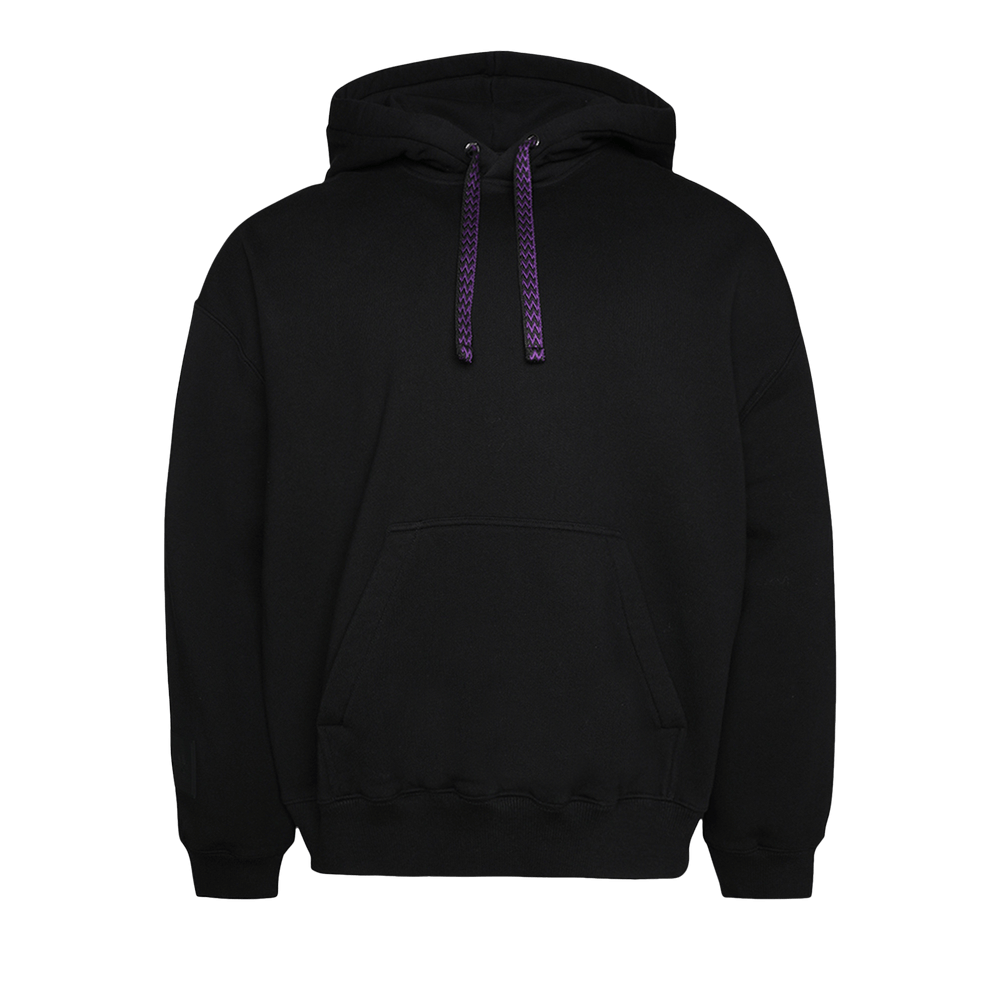 Lanvin Curb Lace Hoodie Black