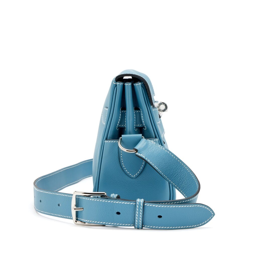 Bleu Jean Evercolor Kelly Messenger Palladium Hardware, 2024