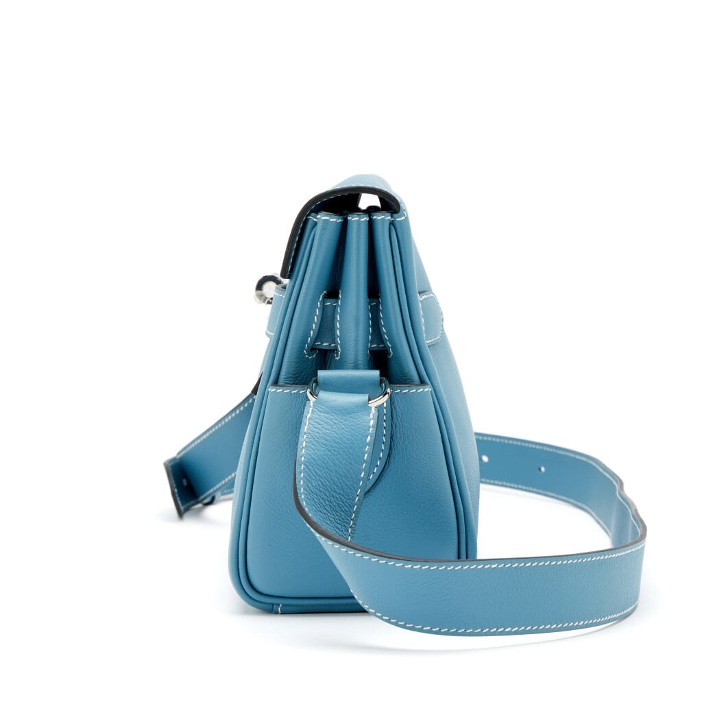 Bleu Jean Evercolor Kelly Messenger Palladium Hardware, 2024