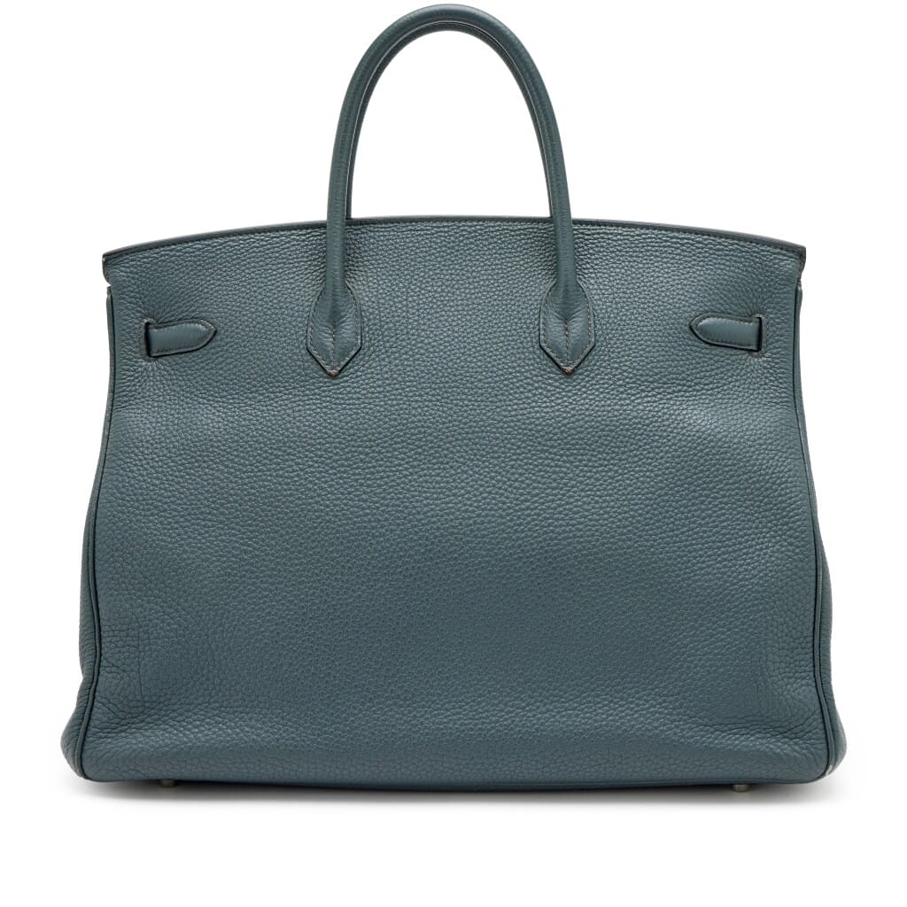 Bleu Orage Clemence Birkin 40 Palladium Hardware, 2012