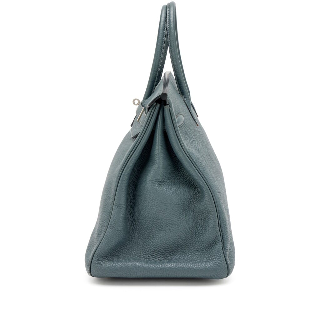 Bleu Orage Clemence Birkin 40 Palladium Hardware, 2012
