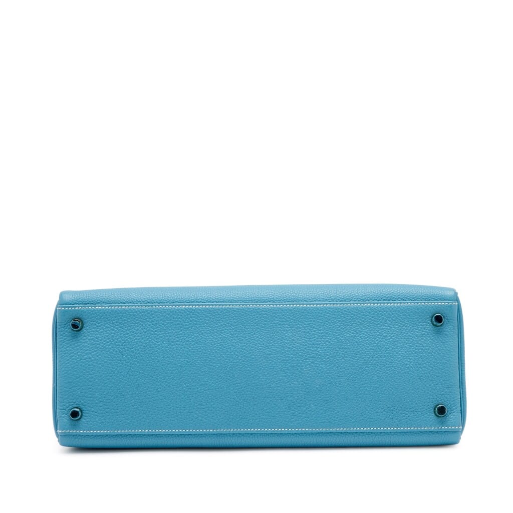 Bleu Jean Retourne Togo Kelly 32 Gold Hardware, 2007