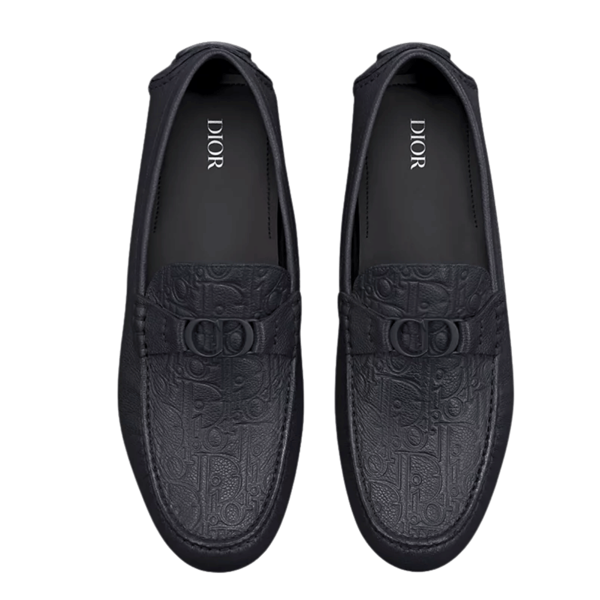 Dior Odéon Loafer Navy Blue Grained Calfskin and Navy Blue Dior Gravity Leather
