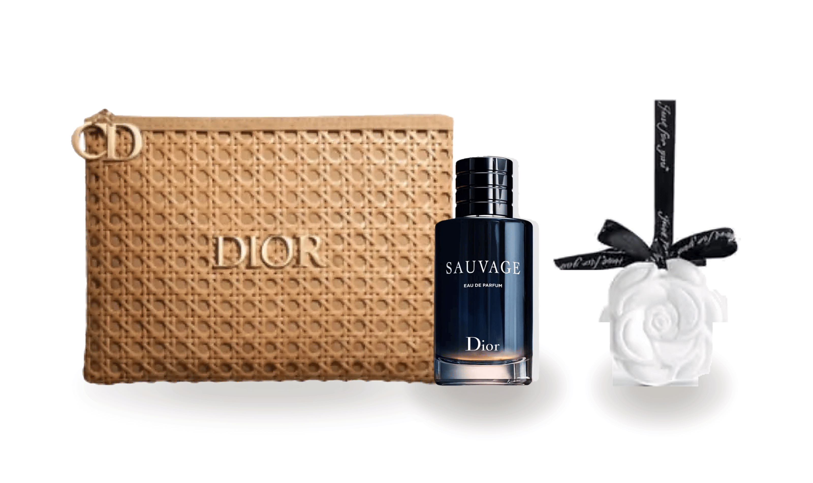 Dior gift set for him (Dior Solar pouch+ Dior sauvage edp 10 ml)