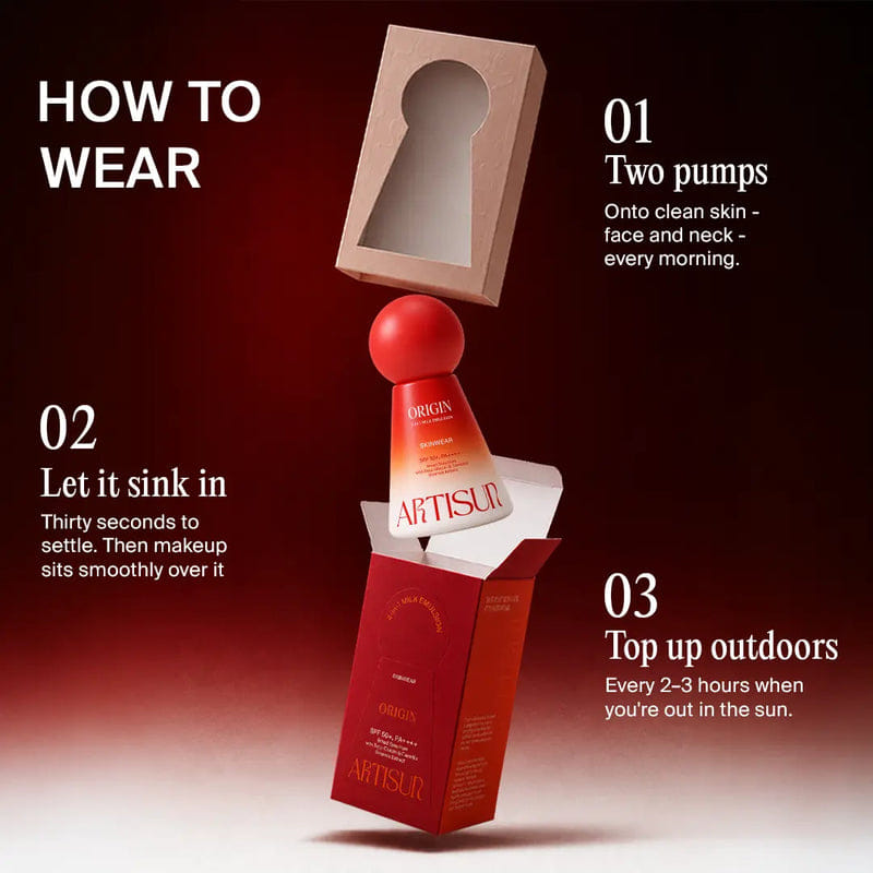 Artisun Origin 4-in-1 Milk Emulsion Sunscreen SPF 50+ PA++++ | Skinwear™