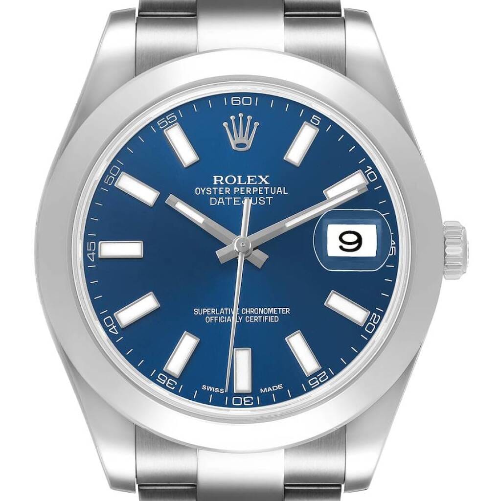 Datejust (Reference 116300). A 41mm stainless steel automatic wristwatch with date. 2013
