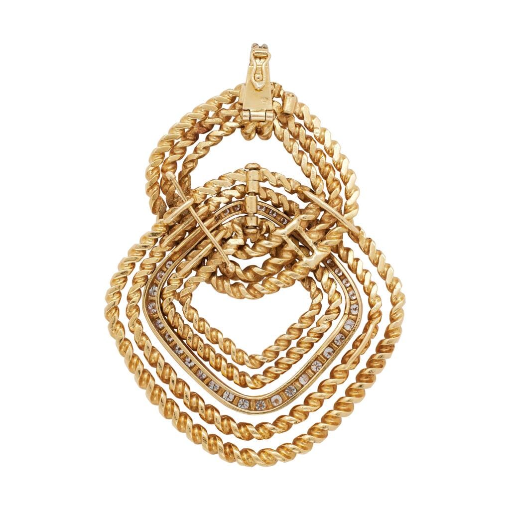 Vintage Gold and Diamond Pendant