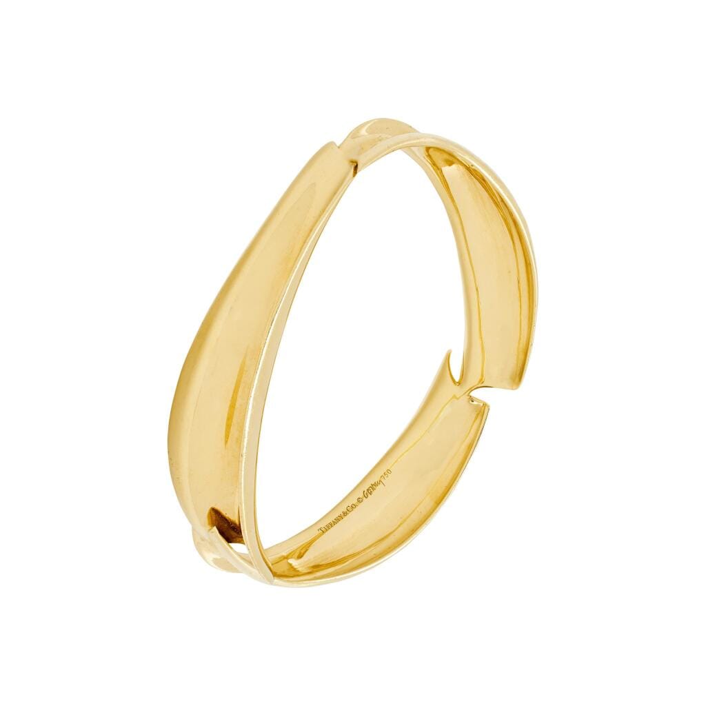 Gold Fish Bangle Bracelet