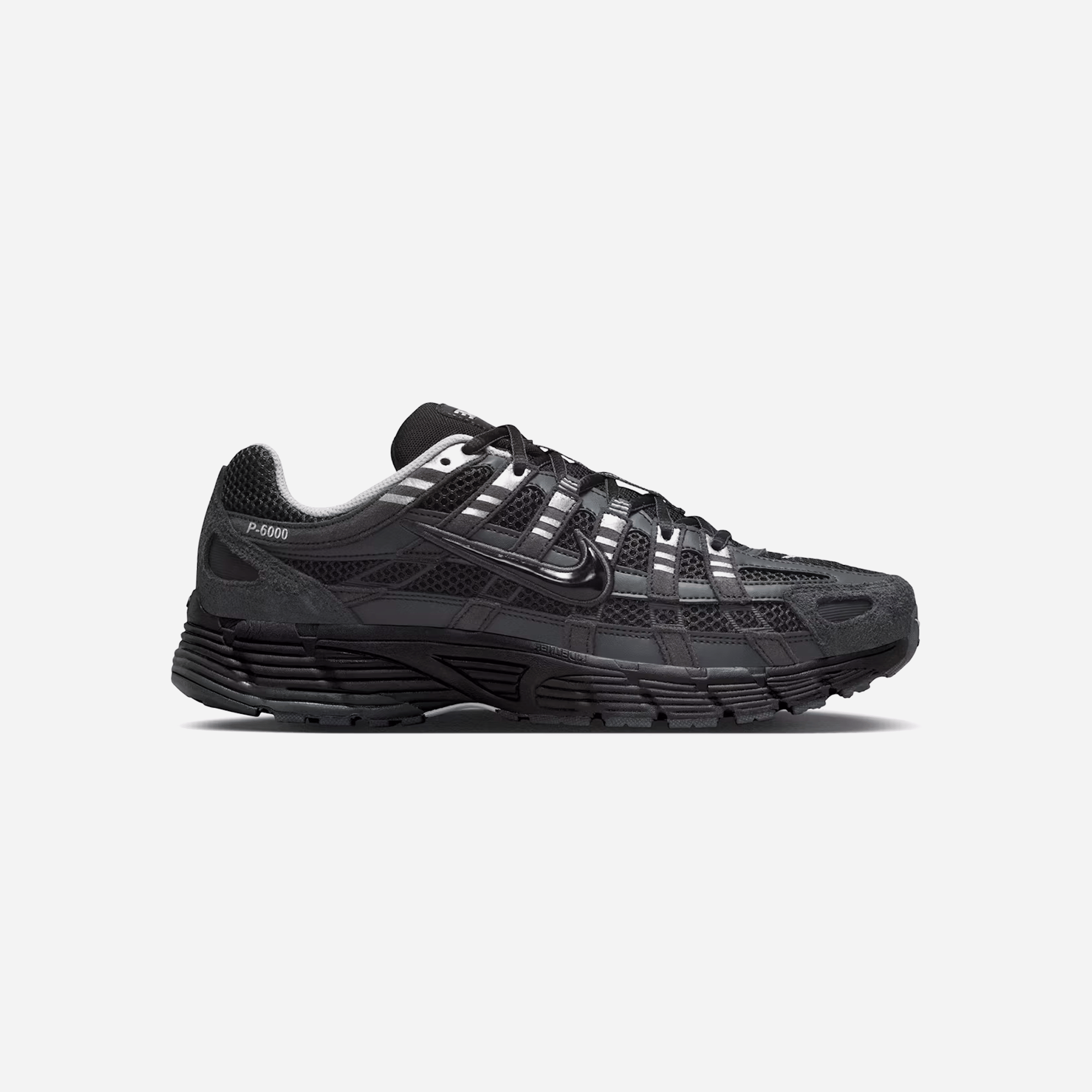 Nike P-6000 Suede Anthracite Metallic Silver