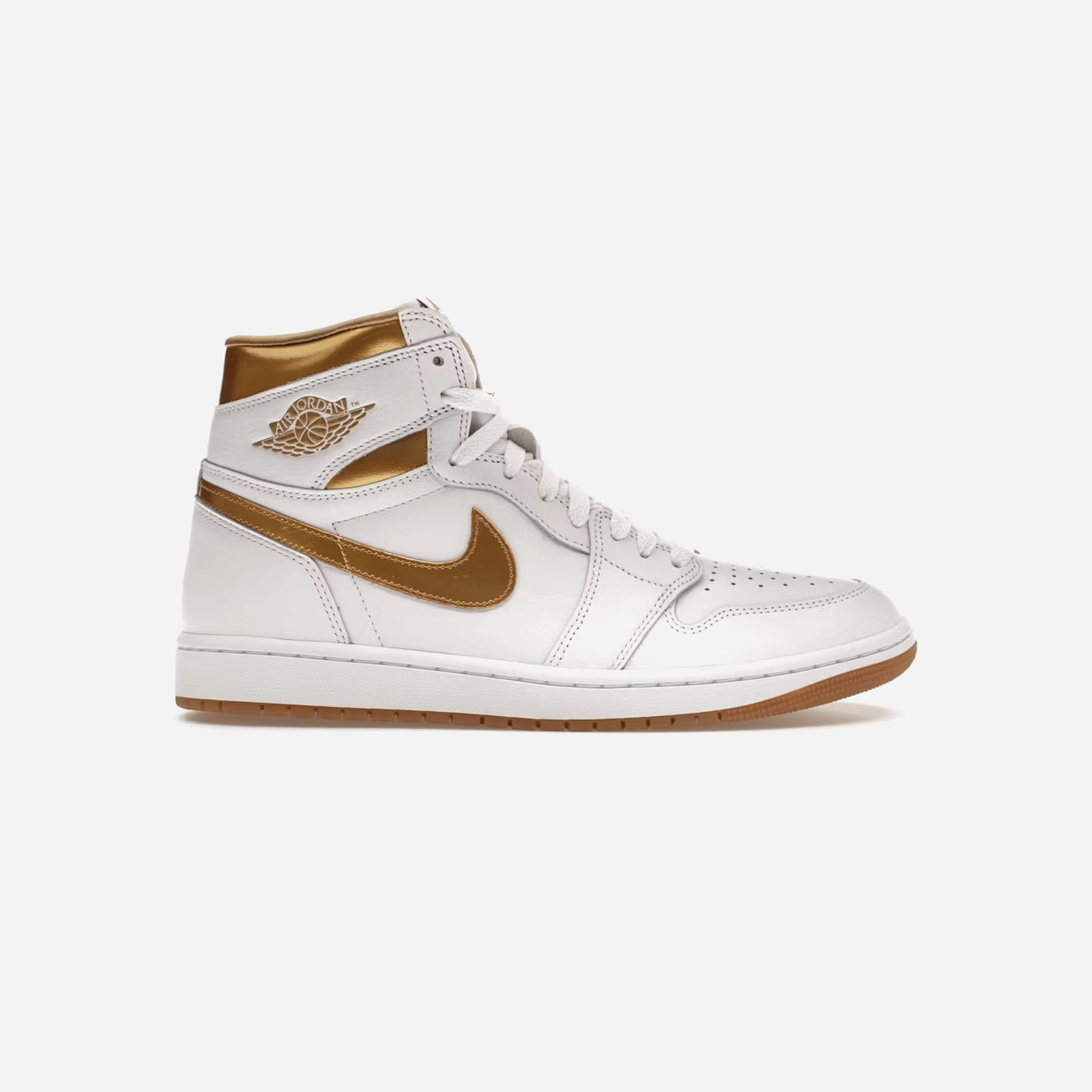 Nike Air Jordan 1 High Metallic Gold WMNS