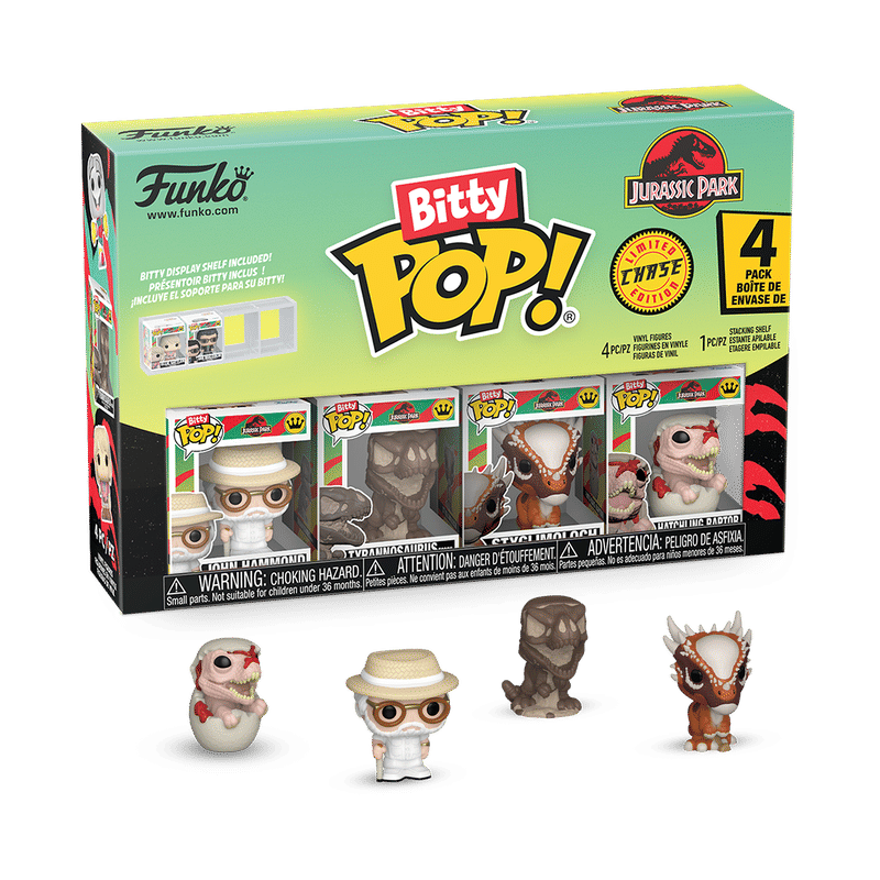 Bitty Pop! Jurassic Park 4-Pack Series 2