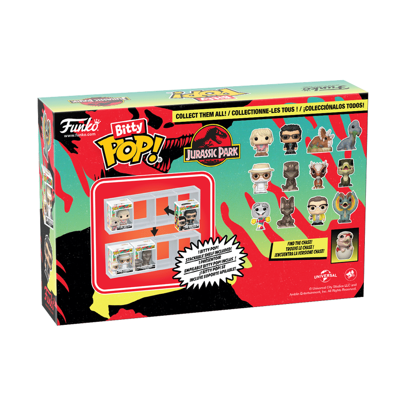 Bitty Pop! Jurassic Park 4-Pack Series 2