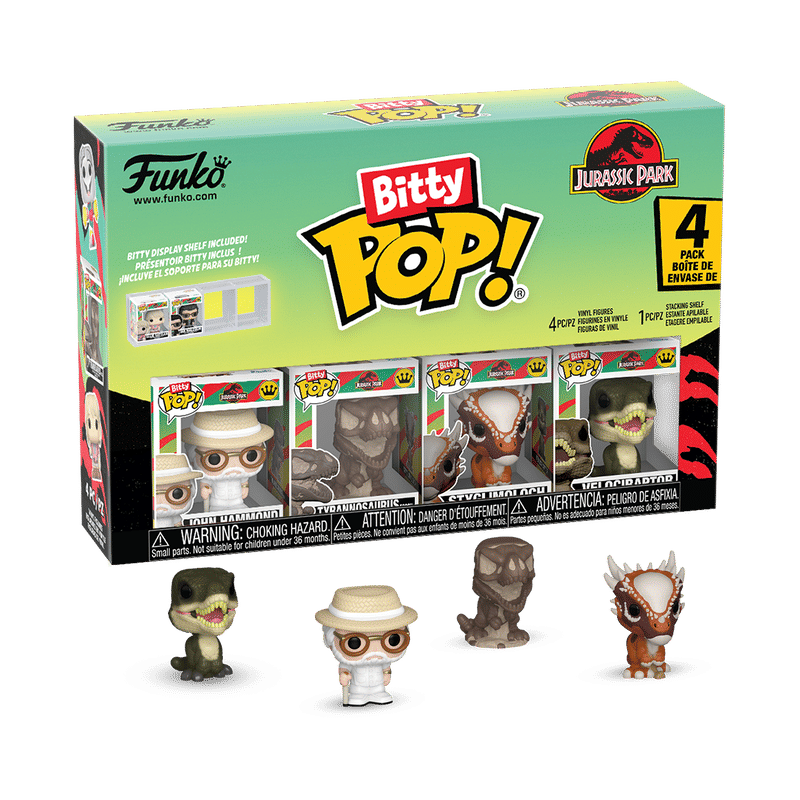 Bitty Pop! Jurassic Park 4-Pack Series 2