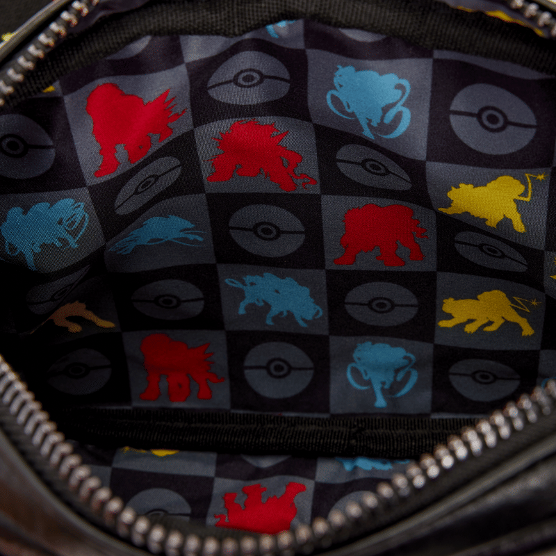 Pokémon Legendary Birds and Beasts Sling Crossbody Bag with Coin Bag