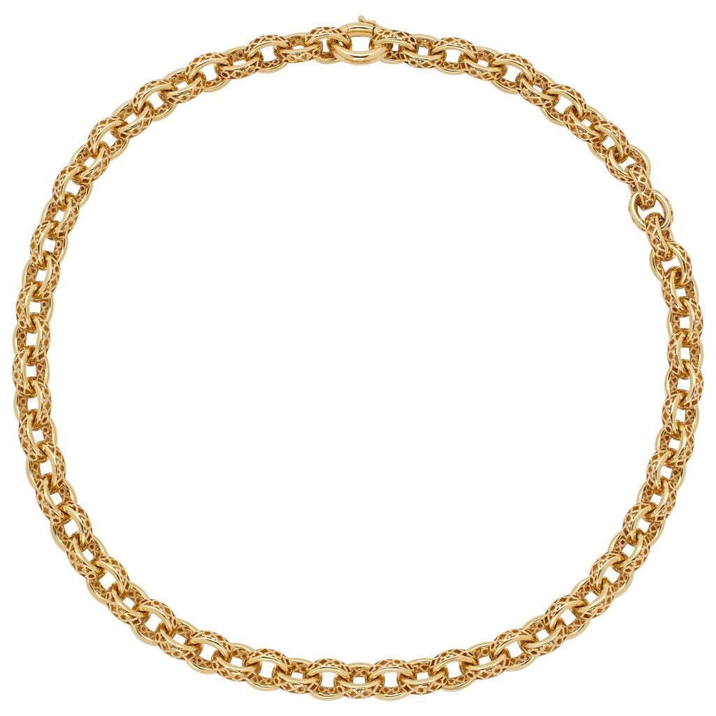 Gold Link Convertible Marrakesh Bracelet Necklace