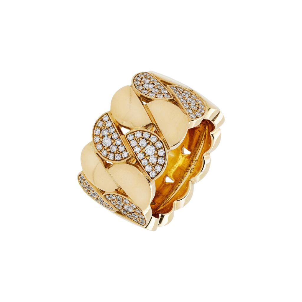 Gold and Diamond La Dona Ring