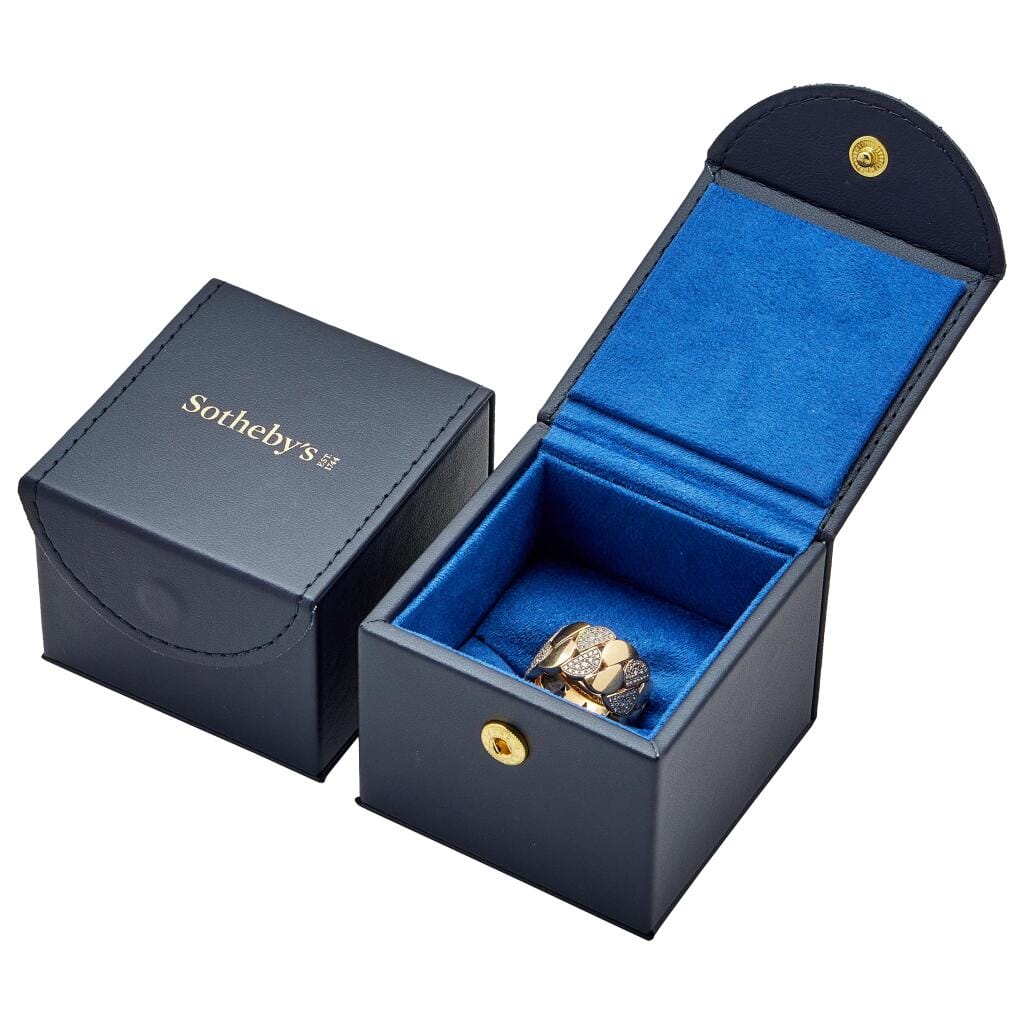 Gold and Diamond La Dona Ring