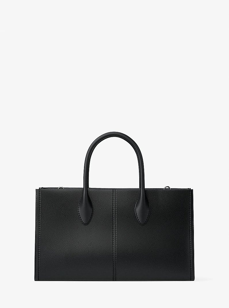 Mirella Medium Pebbled Leather Satchel