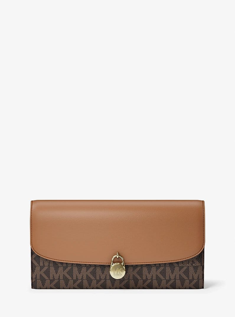 Hamilton Large Signature Logo Continental Wallet