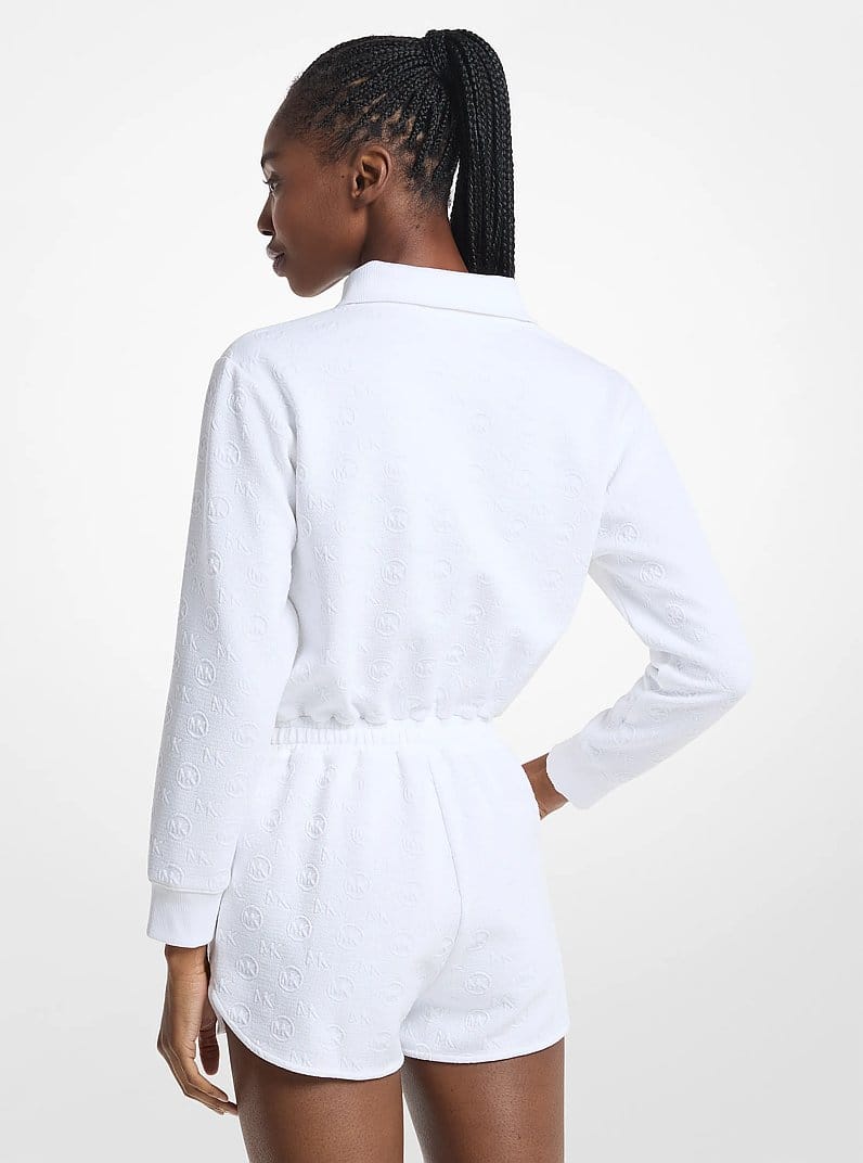 Logo Jacquard Romper