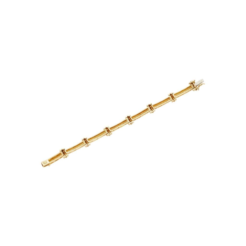 Gold Link Bamboo Bracelet