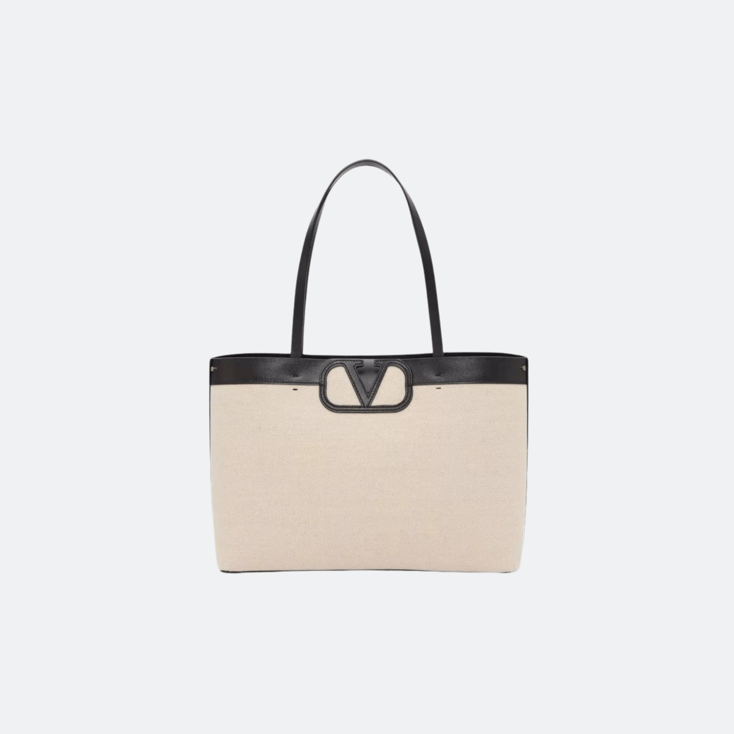 Valentino Garavani VLogo Canvas Tote Bag