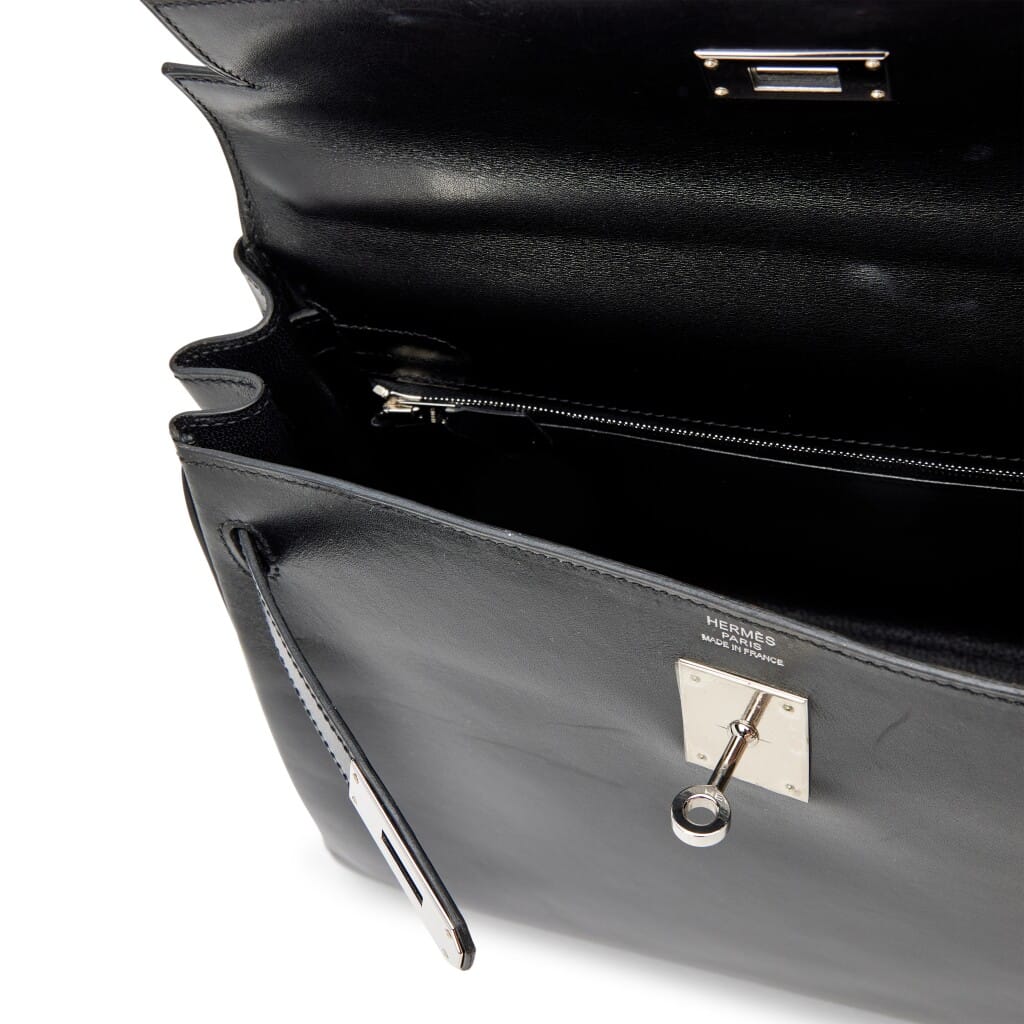 Black Box Calf Retourne Kelly 32 Palladium Hardware, 2008
