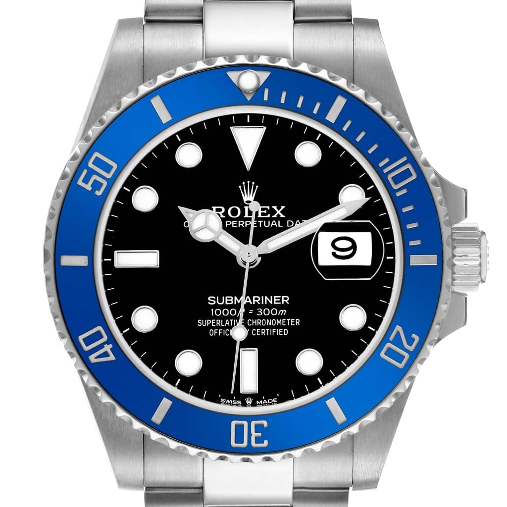 Submariner 'Cookie Monster' (Reference 126619LB). A 41mm white gold wristwatch with date. 2021