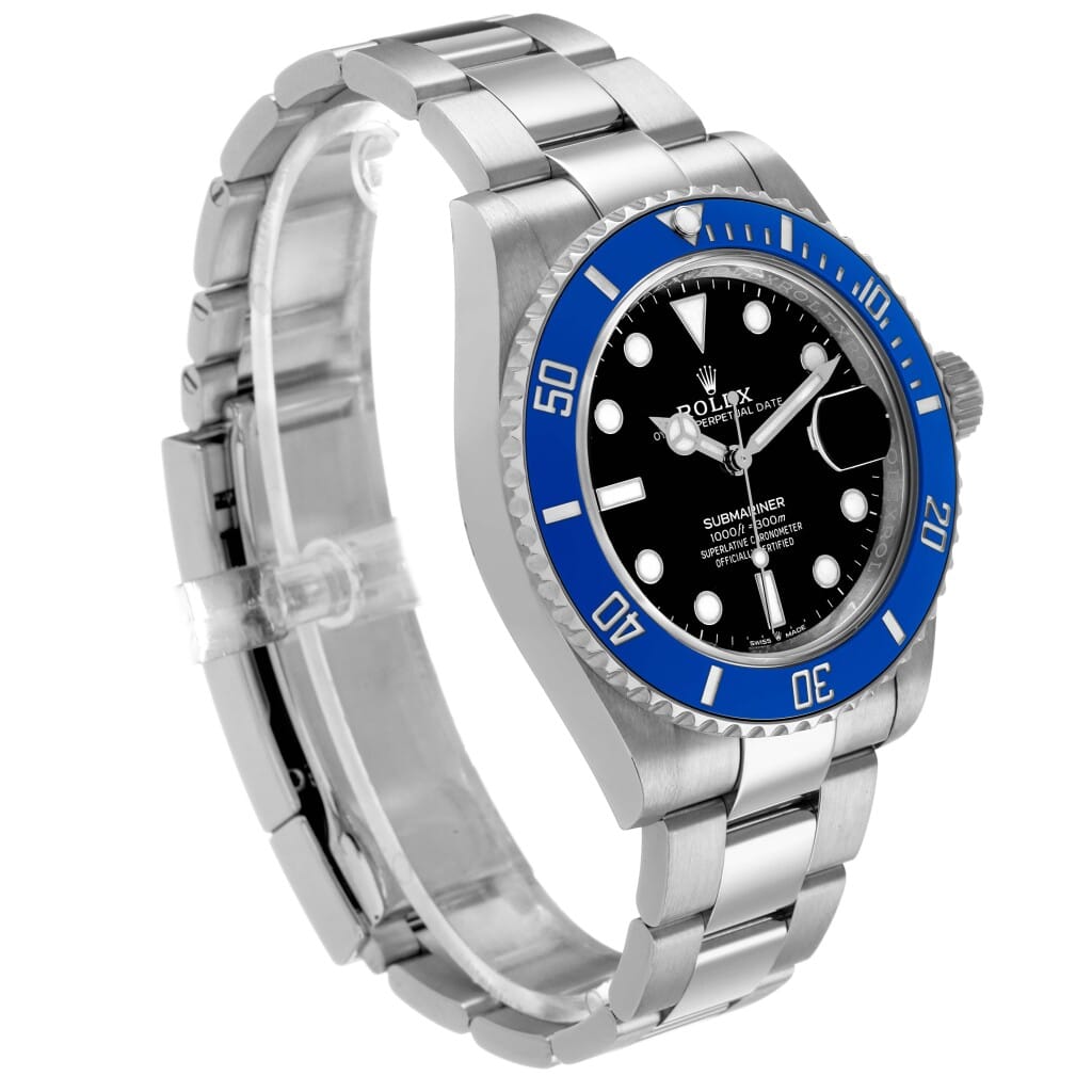 Submariner 'Cookie Monster' (Reference 126619LB). A 41mm white gold wristwatch with date. 2021