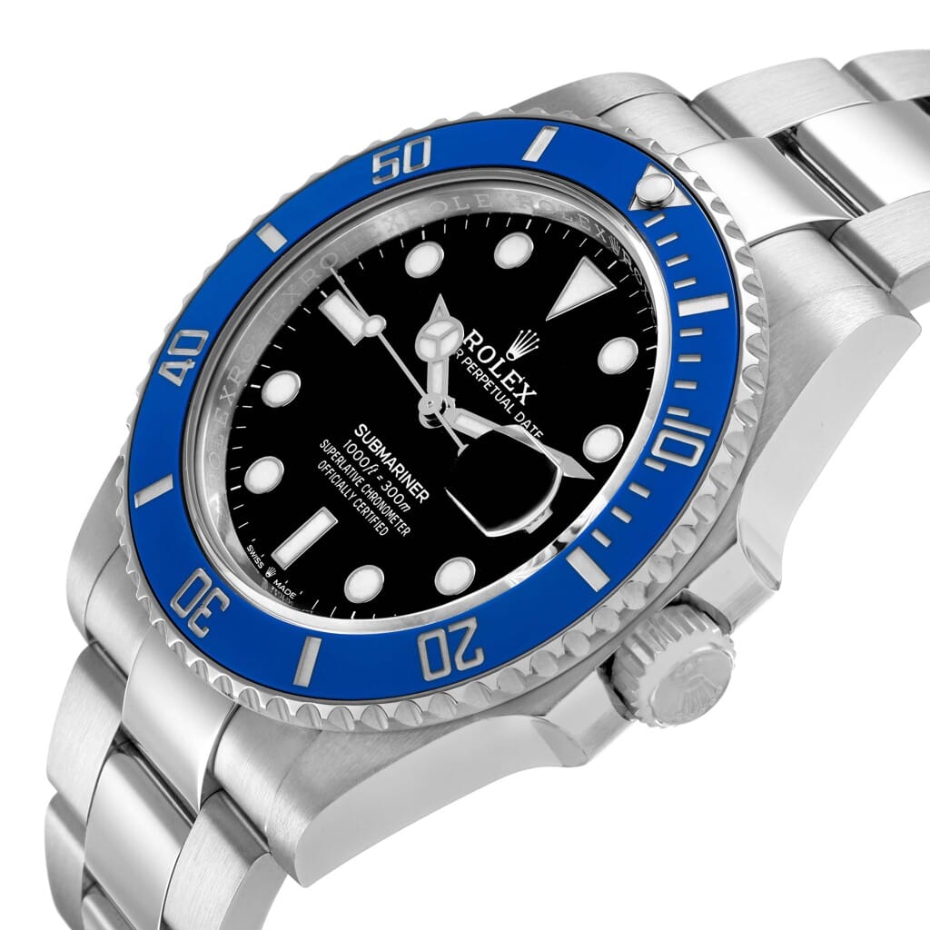 Submariner 'Cookie Monster' (Reference 126619LB). A 41mm white gold wristwatch with date. 2021
