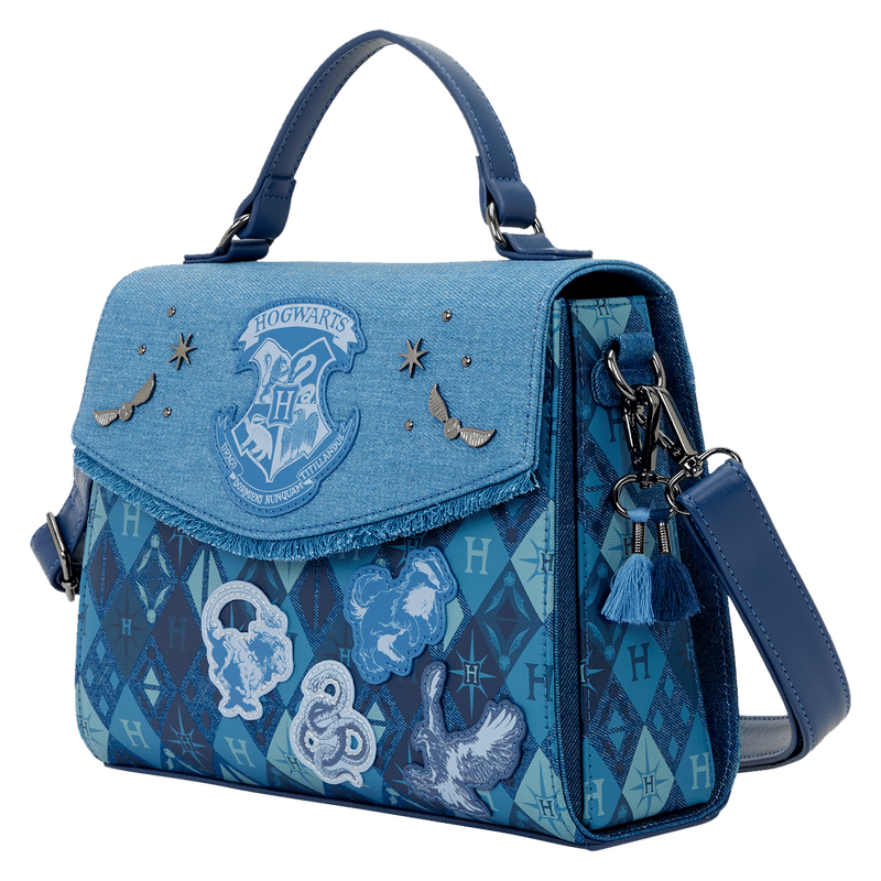 Harry Potter Hogwarts Denim Crossbody Bag