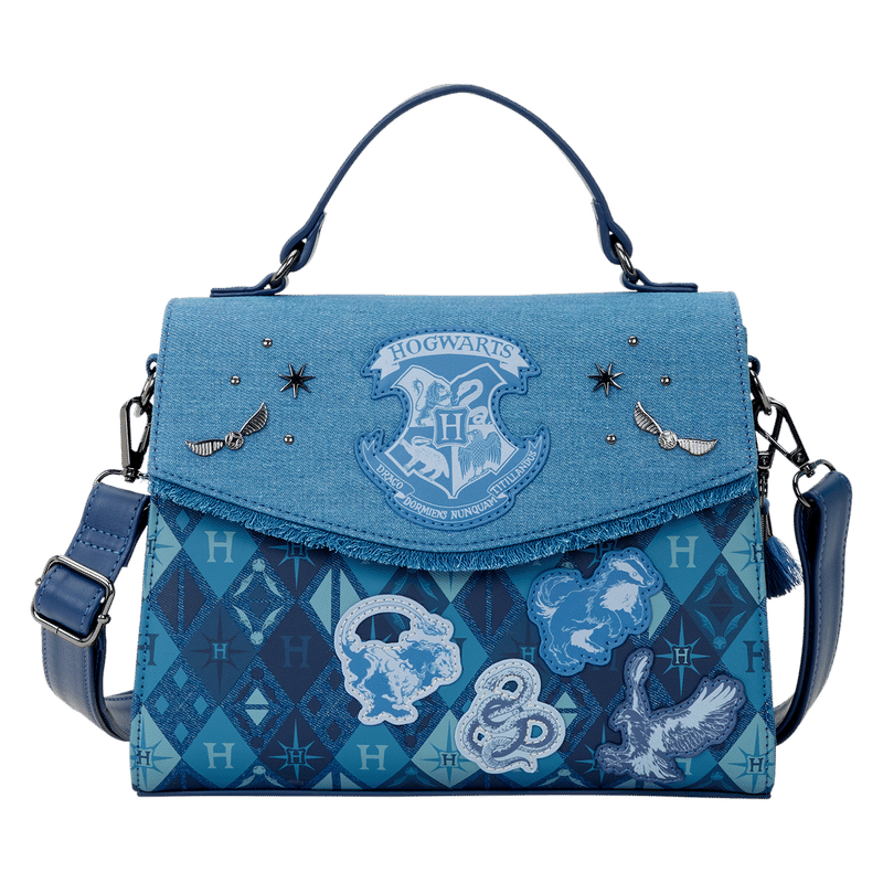 Harry Potter Hogwarts Denim Crossbody Bag