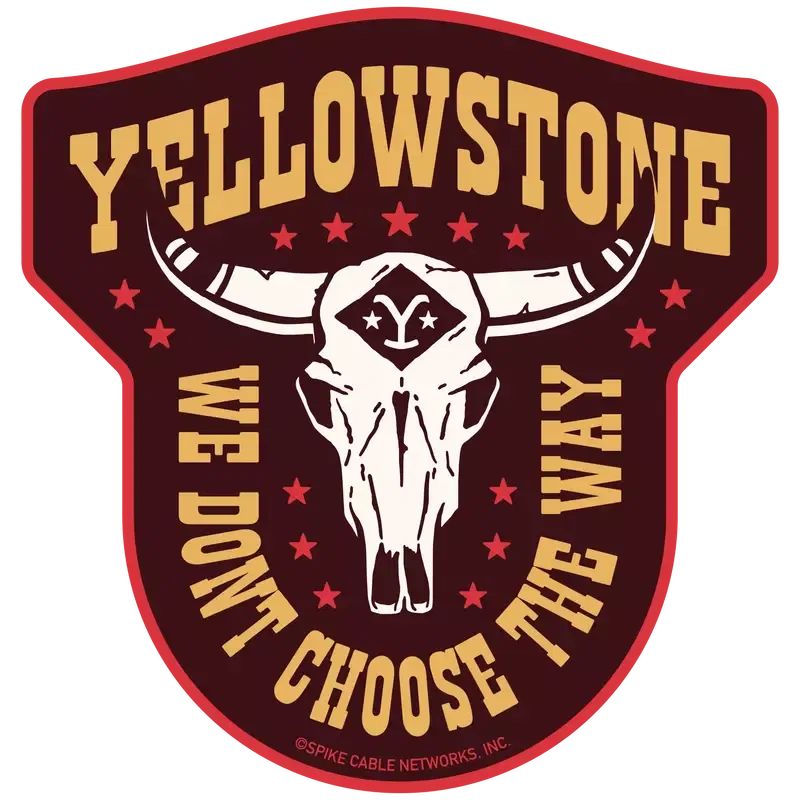 Yellowstone Patch Vinyl Sticker