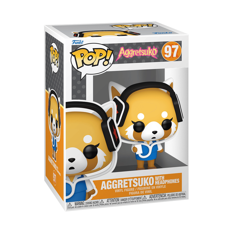 Pop! Aggretsuko with Headphones