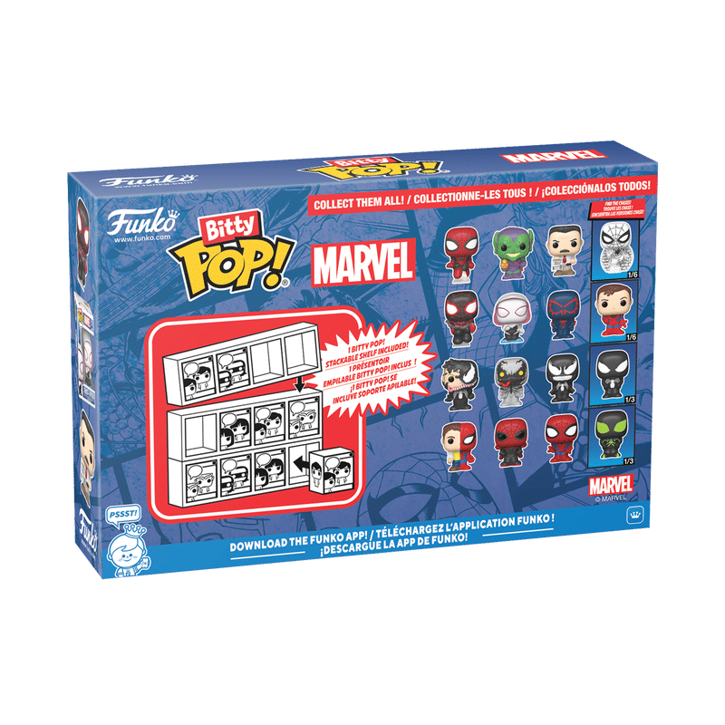 Bitty Pop! Spider-Man 4-Pack Series 3